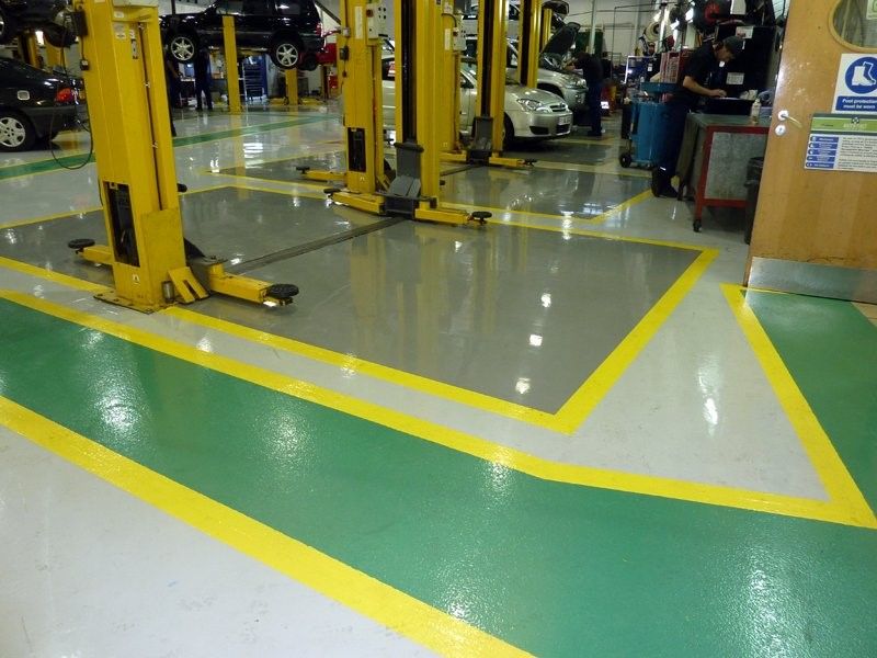 Neat floor paint