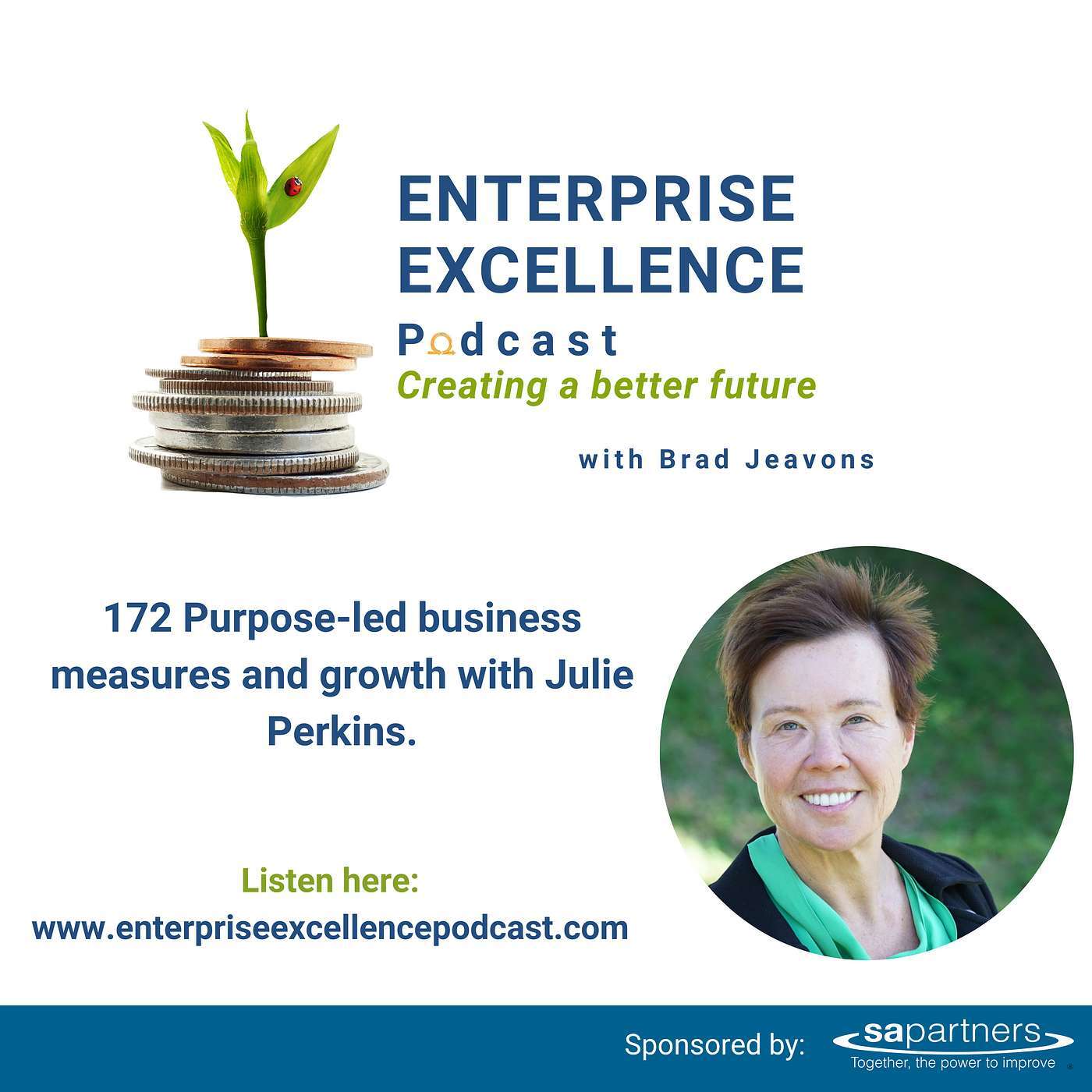 172 Purpose-led business measures and growth with Julie Perkins.