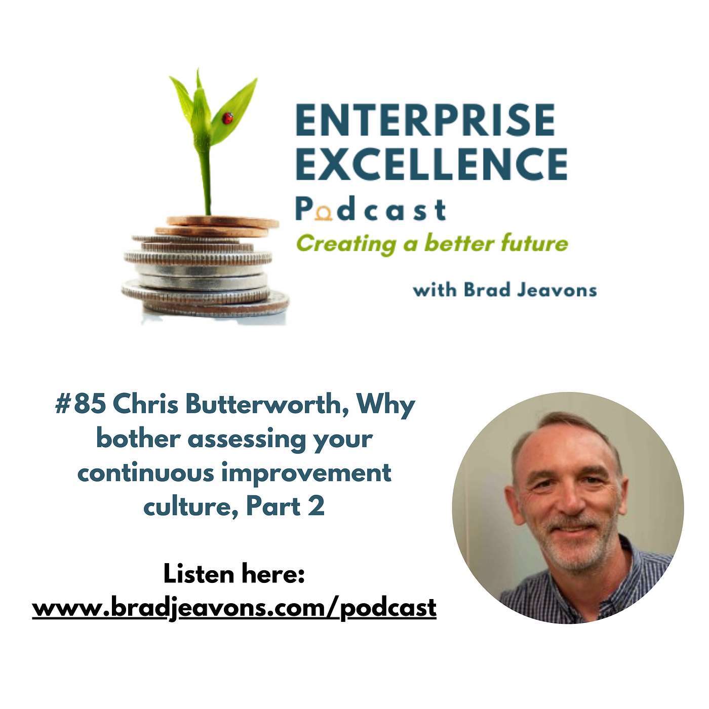 #85 Chris Butterworth, Why bother assessing your continuous improvement culture? Part 2.